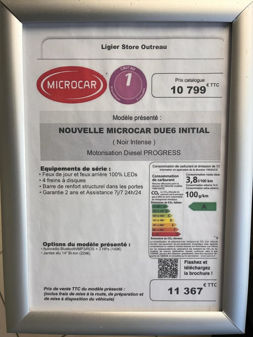 NOUVELLE MICROCAR DUE6 INITIAL – Image 5