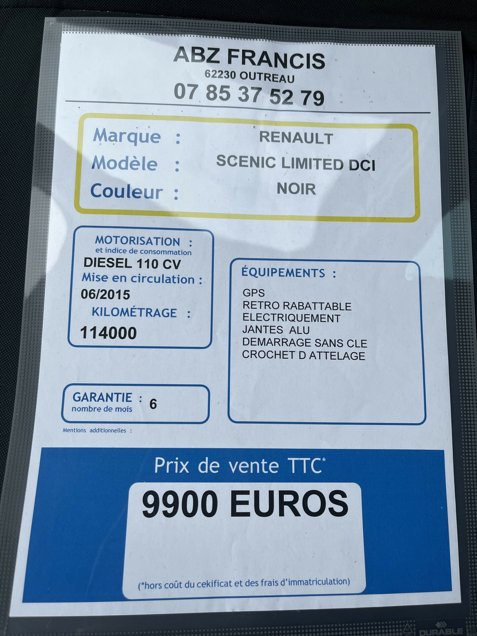 Renault Scenic Limited DCI – Image 7